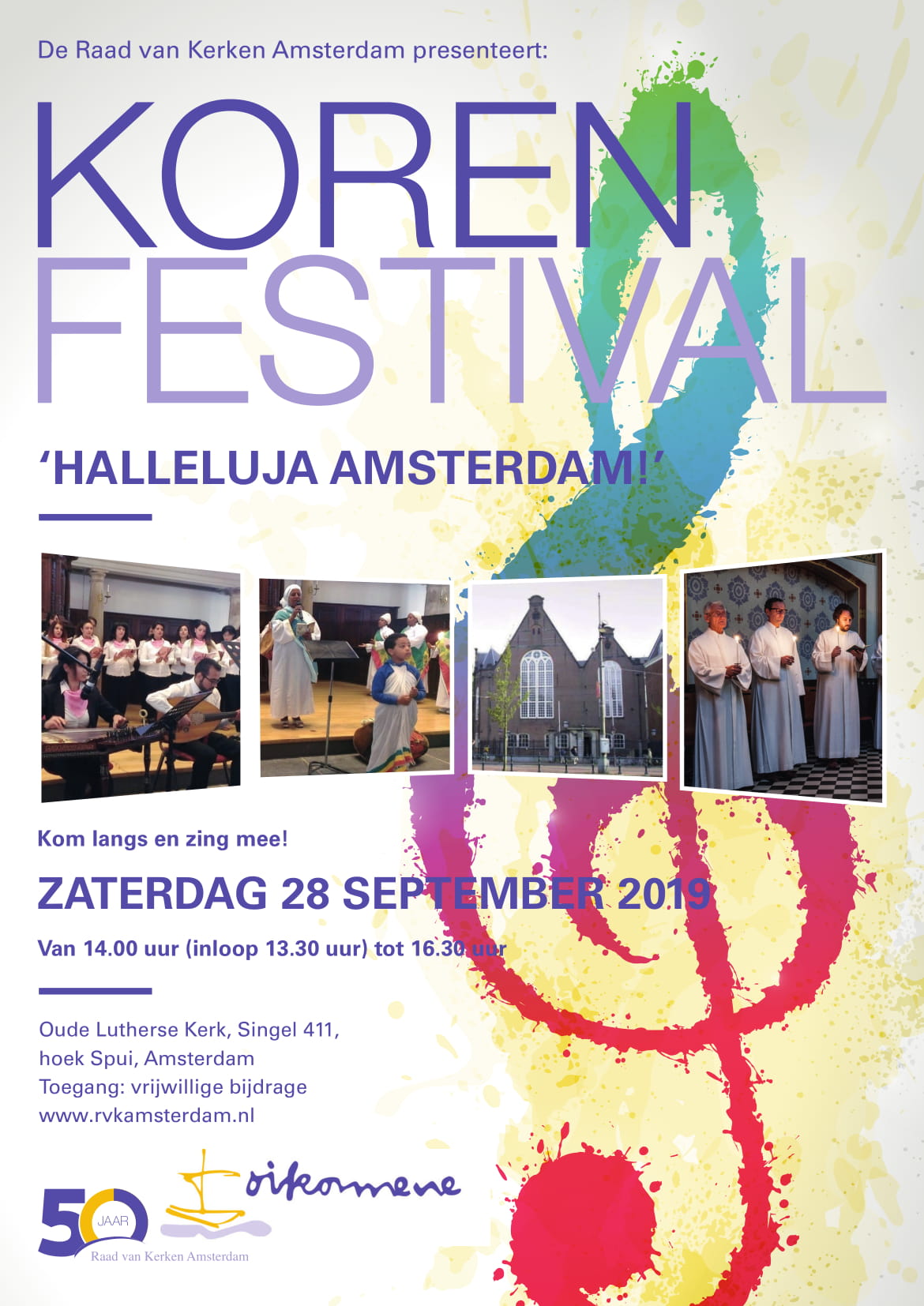 Raad van Kerken Amsterdam viert culturele diversiteit met korenfestival