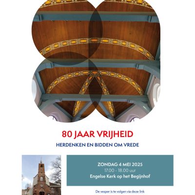 4 mei – 80 jaar vrijheid – oecumenische vesper