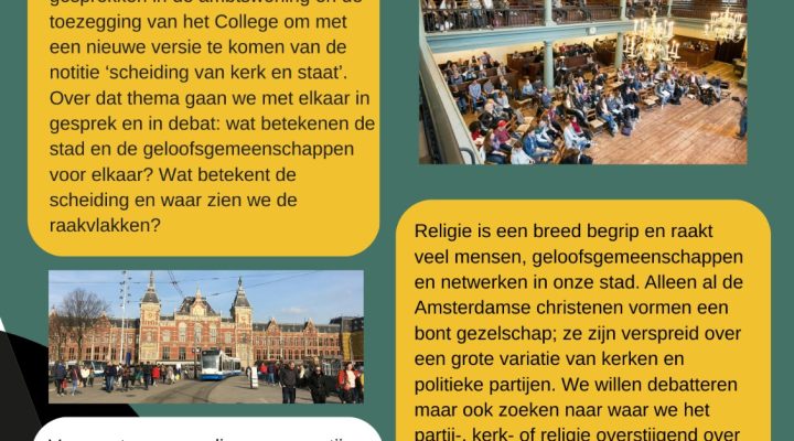 Amsterdam – leefbare stad VERKIEZINGSDEBAT 11 maart 2026